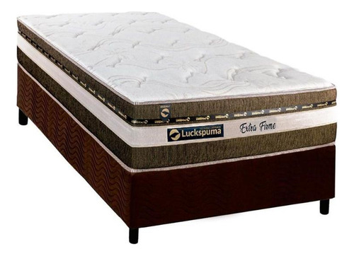 Cama Box Solteiro: Colchão Molas Ensacadas Luckspuma Esple
