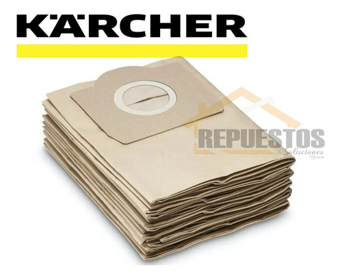 Bolsas De Filtro De Papel Para Aspiradora Karcher 6959-1300