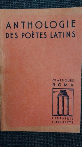 Anthologie Des Poètes Latins J