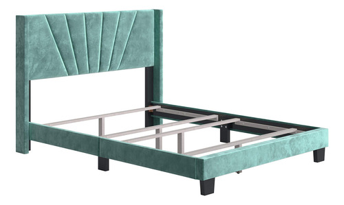 Boyd Sleep Valencia - Cama Tapizada Con Cabecera Y Alas, Req