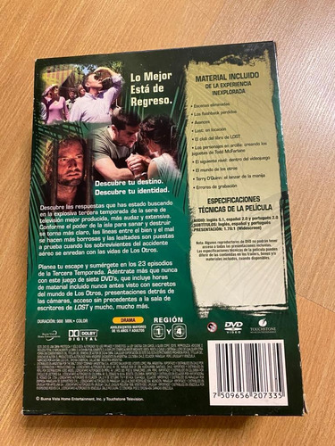 Serie Lost Temporada 3 Completa ( 7 Dvds) (Usado)