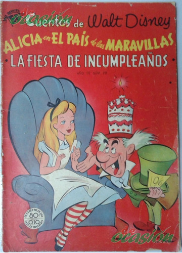 Cómic Cuentos De Walt Disney No. 29 (1952) Alicia Ed. Novaro