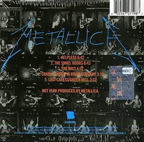 Metallica The Garage Days Ep Cd Digipack Cerrado