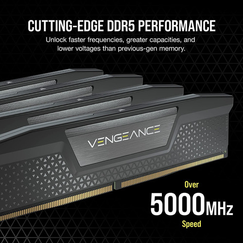 Memoria Ram Corsair Vengeance Ddr5, 64 Gb (2x32 Gb) 5200...
