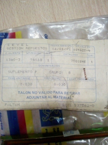 Suplemento Soporte Bandeja Bateria Para Fiat Uno Duna Orig