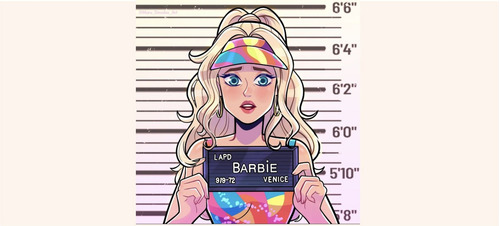 Caneca Porcelana Personalizada Barbie 3