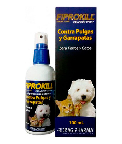 Fiprokill Spray Antipulgas X 100ml
