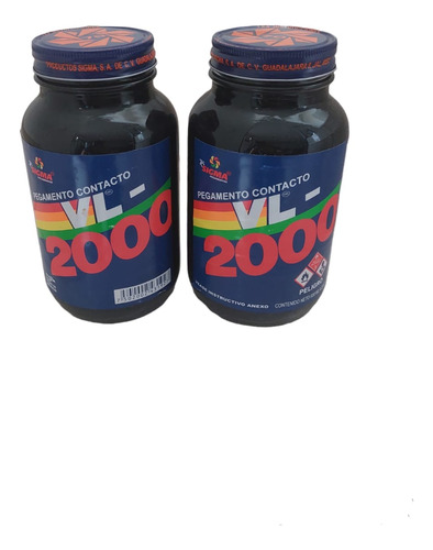 Pegamento Vl 2000 Negro 930 Ml 2pzas