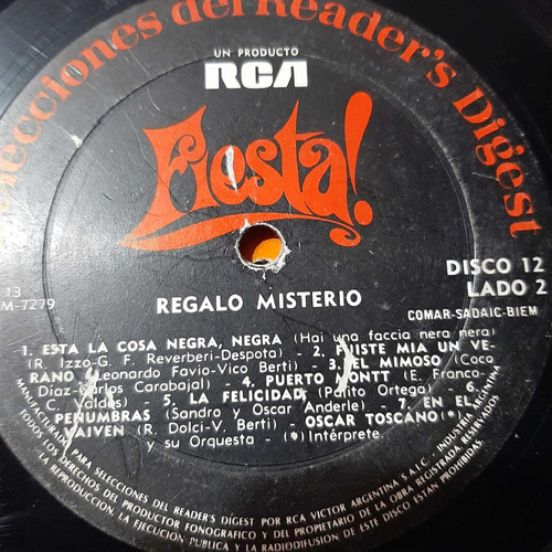 Sin Tapa Disco Regalo Misterio Fiesta Disco 12 Cp0