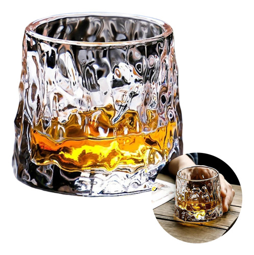 Vaso Copa De Whiskey Giratorio En Cristal De 185ml Clasico 