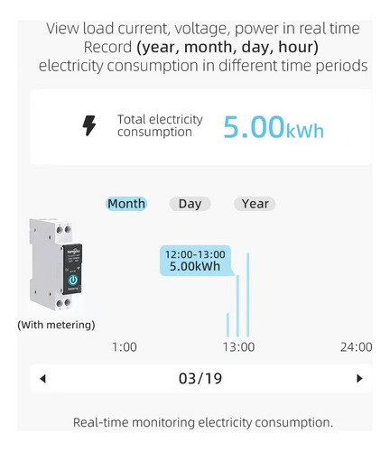 Smart Switch Wifi Circuit Breaker Mobile Phone Control