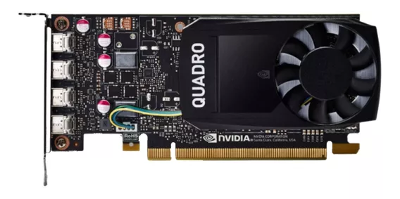 Placa de video Nvidia PNY Quadro Series P1000 VCQP1000V2-PB 4GB