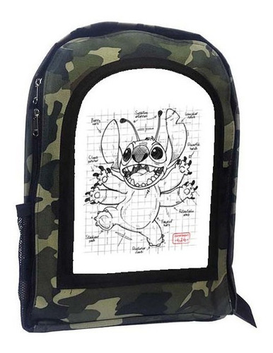 Mochila Camuflada Stitch A46