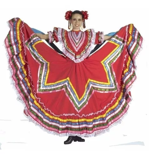 Traje De Jalisco Lujo Mujer Todos Los Colores - Envío Grátis | Meses sin  intereses