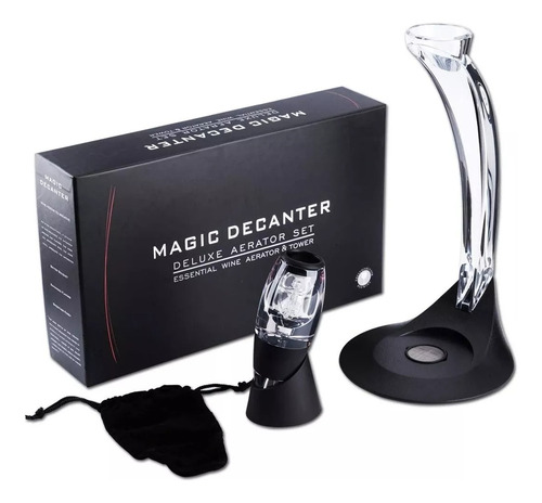 Aireador Oxigenador De Vinos Red Wine C/pie Magic Decanter