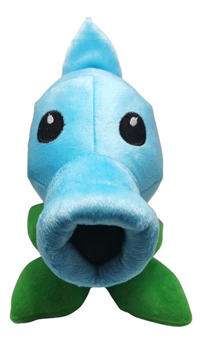 Peluche Plants Vs Zombies Lanza Guisantes Azul Nieve 24cm