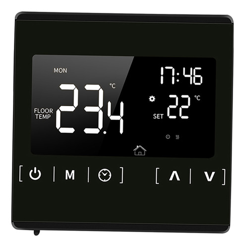 Termostato Lcd Eléctrico Programable Con Pantalla Táctil Int