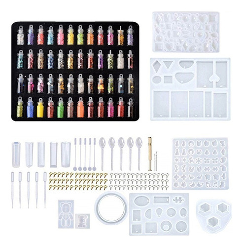 277pcs Kits De Moldes De Resina Epoxi De Joyería De Estilo M