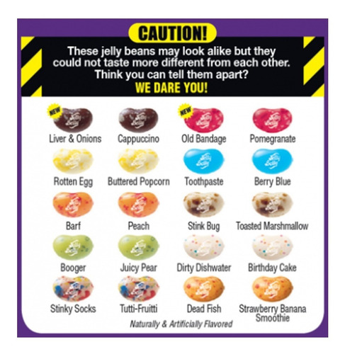 Imagen 3 de 4 de Beanboozled Jelly Beans (6ta Edición) - Caja De 45g