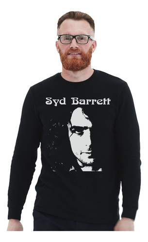 Polera Ml Syd Barret Face Stencil N Rock Abominatron