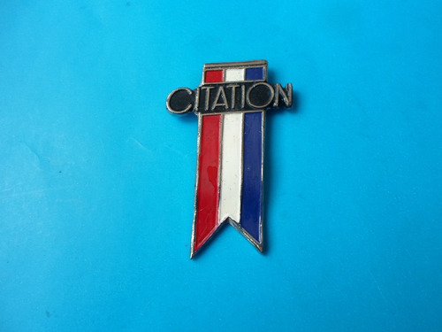 Emblema Citation Chevrolet Lateral Liston