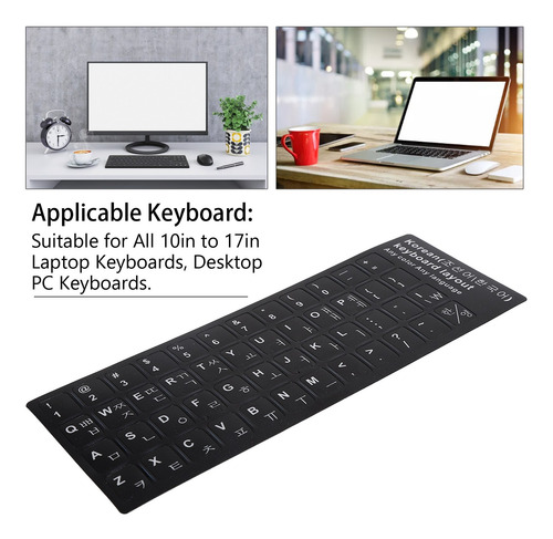 Adhesivo Para Teclado Coreano, Accesorios Impermeables Para