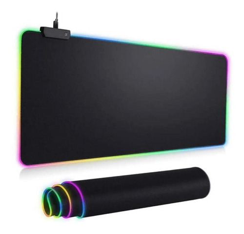 Mouse Pad Gamer Usb Led Rgb Antideslizante 80x30cm