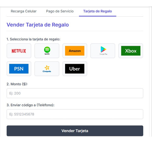 Recargas Electronicas Con El 7% De Comisión