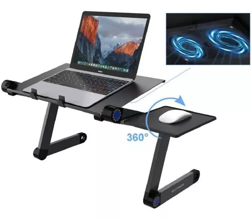 Mesa Plegable Portátil Laptop Ajustable Tablet Oficina T8 –