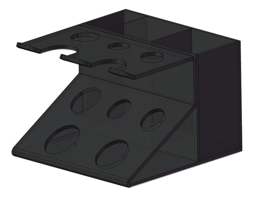 Suporte Para Barbeadores, Organizador De Banheiro, Preto