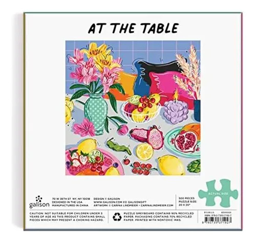 At The Table Rompecabezas De 500 Piezas De Galison Y Y Y De
