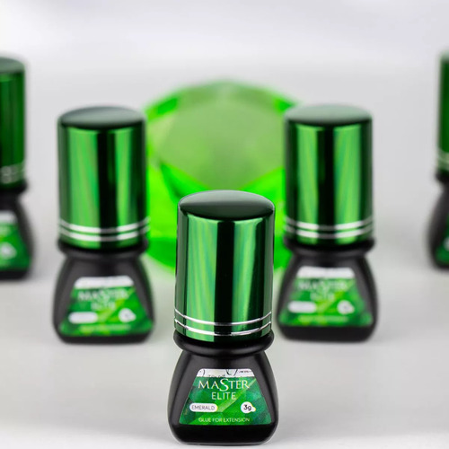 Cola Master Elite Emerald 3ml Para Extensão De Cílios Anvisa