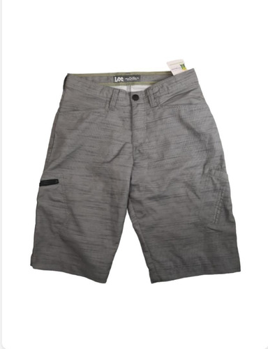 Bermuda Gris Con Bolsillos Para Caballero Talla Xs Marca Lee