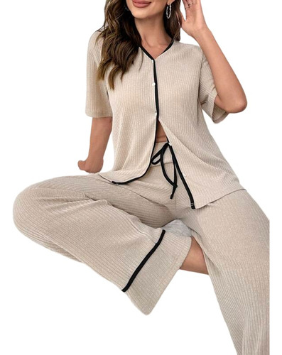 Pijama Conjunto Shein De Mujer Tejido