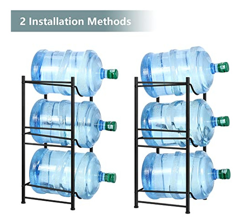 Rack Para Garrafas De Agua 3 Niveles, Desmontable, 5