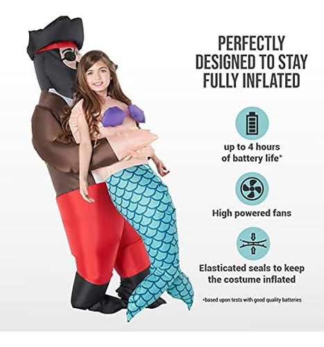 Disfraces Morph Disfraz De Pirata Inflable Para Niños Disfra