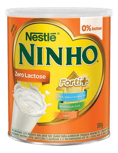 Composto Lácteo Nestlé Ninho Forti+ Zero Lactose Kit 8 Un