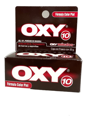 Oxy 10 Anti Barros Y Espinillas Fórmula Color Piel 30g