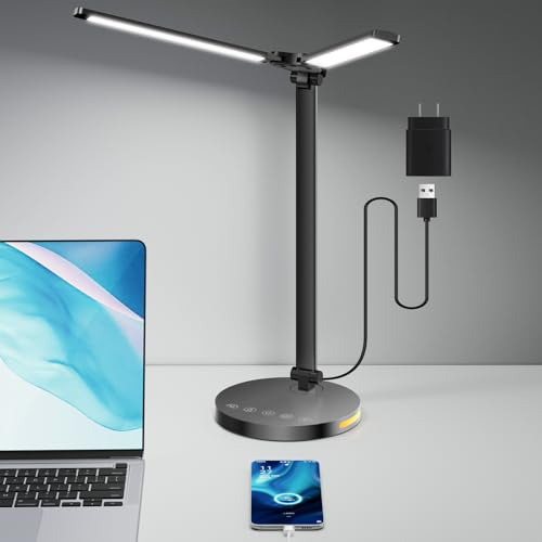 Lámpara De Escritorio Led Con Brillo Ajustable Y Temperatura