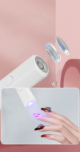 Secador Uñas Gel Recargable Portátil Led Para Press On