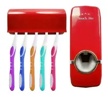 Comprar Dispensador Pasta Dental Y Porta Cepillos De Dientes 