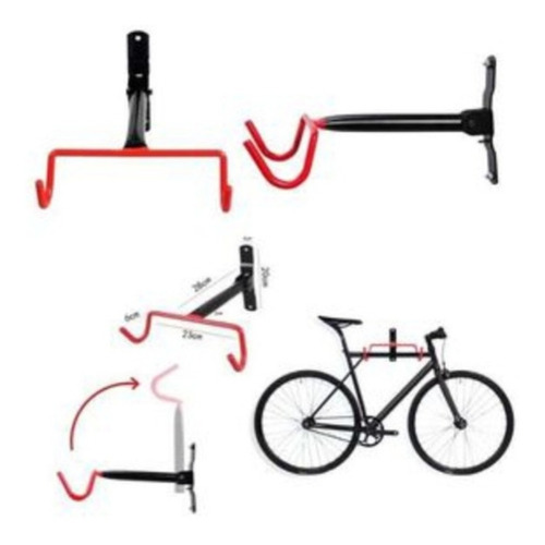 Gancho Para Colgar Bicicletas Al Muro Horizontal 