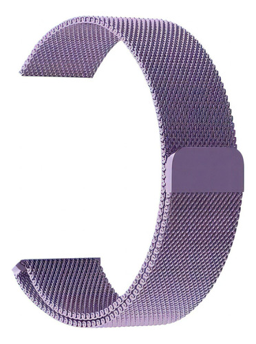 Pulseira Aço Magnética Compatível Com W68+ Ultra Series 8 Cor Lavanda 42 Ao 49mm