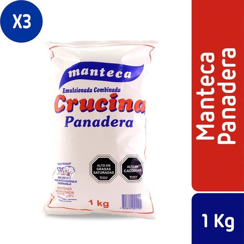 Pack 3 - Manteca Panadera 1kg