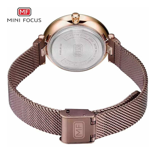 Reloj Pulsera Para Mujer Mini Focus Acero Inoxidable Elegant