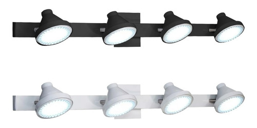 Imagen 3 de 9 de Aplique Oslo 4 Luces Ar111 Base Liston
