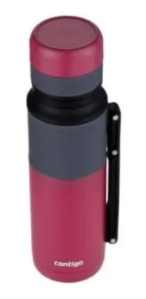 Imagen 2 de 10 de Termo Contigo 1.2 Litro Color Fucsia Con Manija Libre Bpa