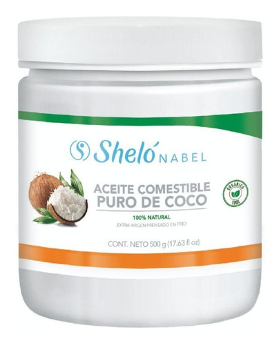 Aceite Comestible Puro De Coco Shelo