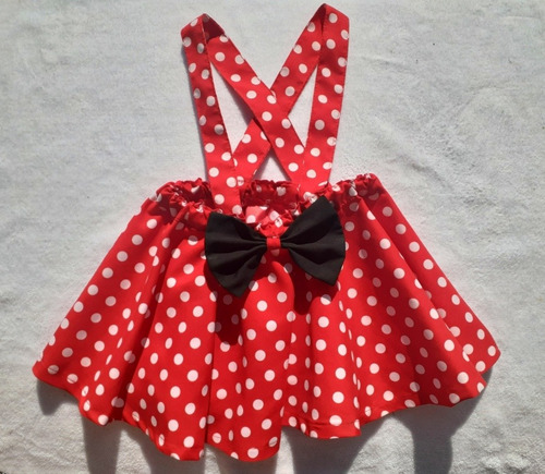 Imagen 5 de 6 de Traje Vestido Minnie Mouse Niña Disfraz Carnaval Cumpleaños