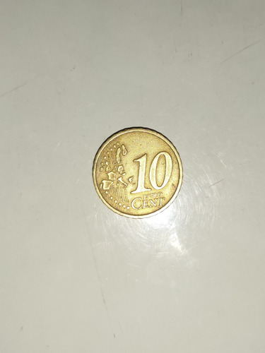 Moneda Antigua 10 Céntimos Euro Año 2002 Numismática 